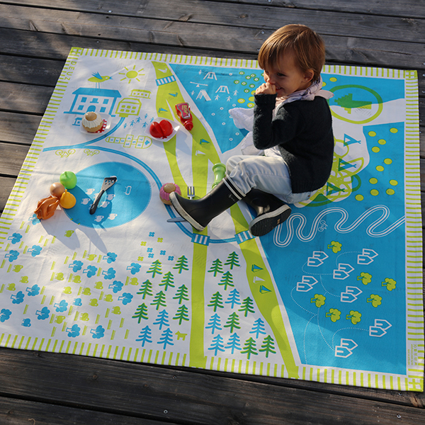 jeu pour enfant - tapis de jeu Tapikid nature