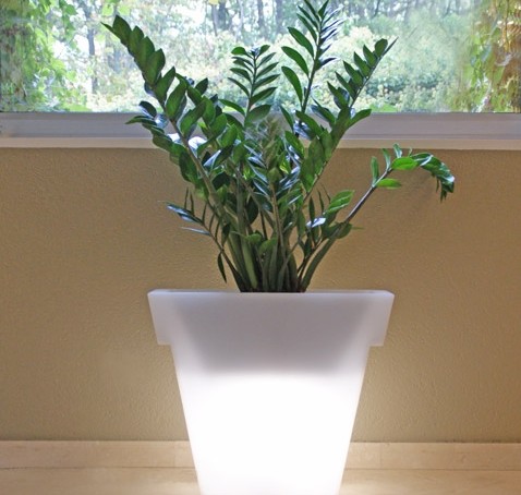pot lumineux jardin vaso light