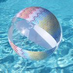 jeu de piscine - ballon-de-plage-zig-zag