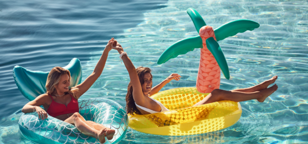 nouveaux gonflables piscine bouée palmier Tropical