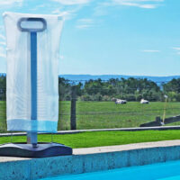 Hivernage piscine : Le filtre hiver indispensable, la poche 500 microns.