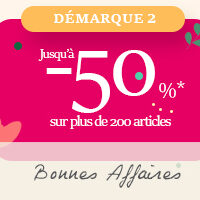 Jusqu’à -50%* sur + de 200 articles !