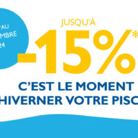 Hivernage piscine : Jusqu’à -15%* !